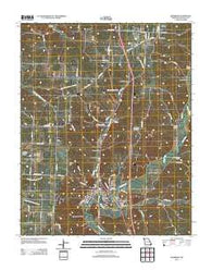 Anderson Missouri Historical topographic map, 1:24000 scale, 7.5 X 7.5 Minute, Year 2012