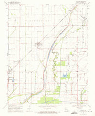 Anniston Missouri Historical topographic map, 1:24000 scale, 7.5 X 7.5 Minute, Year 1969