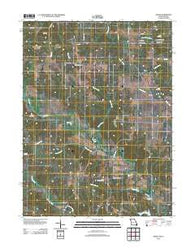 Anson Missouri Historical topographic map, 1:24000 scale, 7.5 X 7.5 Minute, Year 2012