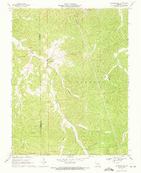 Anthonies Mill Missouri Historical topographic map, 1:24000 scale, 7.5 X 7.5 Minute, Year 1969