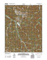 Anthonies Mill Missouri Historical topographic map, 1:24000 scale, 7.5 X 7.5 Minute, Year 2012