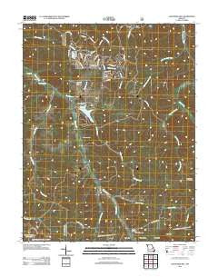 Anthonies Mill Missouri Historical topographic map, 1:24000 scale, 7.5 X 7.5 Minute, Year 2012