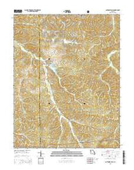 Anthonies Mill Missouri Current topographic map, 1:24000 scale, 7.5 X 7.5 Minute, Year 2015