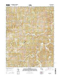 Anutt Missouri Current topographic map, 1:24000 scale, 7.5 X 7.5 Minute, Year 2015
