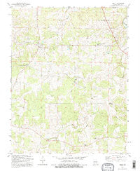 Anutt Missouri Historical topographic map, 1:24000 scale, 7.5 X 7.5 Minute, Year 1992
