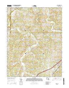 Argo Missouri Current topographic map, 1:24000 scale, 7.5 X 7.5 Minute, Year 2015