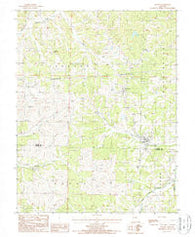 Argyle Missouri Historical topographic map, 1:24000 scale, 7.5 X 7.5 Minute, Year 1987