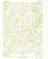 Arley Missouri Historical topographic map, 1:24000 scale, 7.5 X 7.5 Minute, Year 1971