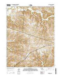 Armstrong Missouri Current topographic map, 1:24000 scale, 7.5 X 7.5 Minute, Year 2014