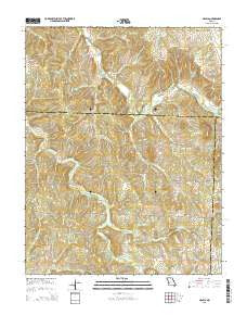 Arnica Missouri Current topographic map, 1:24000 scale, 7.5 X 7.5 Minute, Year 2015