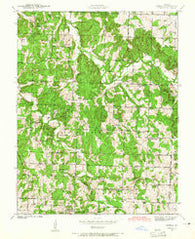 Arnica Missouri Historical topographic map, 1:24000 scale, 7.5 X 7.5 Minute, Year 1939