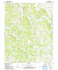Arnica Missouri Historical topographic map, 1:24000 scale, 7.5 X 7.5 Minute, Year 1991