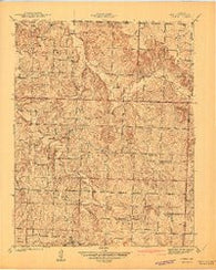 Arnica Missouri Historical topographic map, 1:24000 scale, 7.5 X 7.5 Minute, Year 1941
