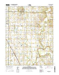 Asbury Missouri Current topographic map, 1:24000 scale, 7.5 X 7.5 Minute, Year 2015