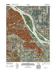 Ashburn Missouri Historical topographic map, 1:24000 scale, 7.5 X 7.5 Minute, Year 2012