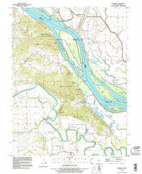 Ashburn Missouri Historical topographic map, 1:24000 scale, 7.5 X 7.5 Minute, Year 1993