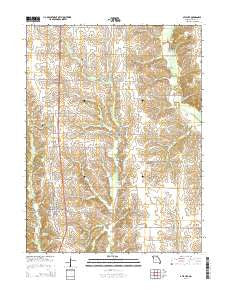 Atlanta Missouri Current topographic map, 1:24000 scale, 7.5 X 7.5 Minute, Year 2014