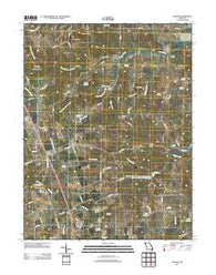 Auburn Missouri Historical topographic map, 1:24000 scale, 7.5 X 7.5 Minute, Year 2011