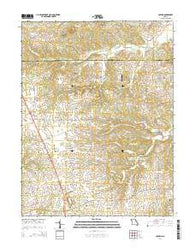 Auburn Missouri Current topographic map, 1:24000 scale, 7.5 X 7.5 Minute, Year 2014