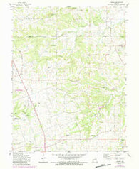 Auburn Missouri Historical topographic map, 1:24000 scale, 7.5 X 7.5 Minute, Year 1975
