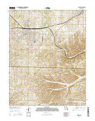Aurora Missouri Current topographic map, 1:24000 scale, 7.5 X 7.5 Minute, Year 2015