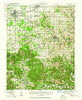 Aurora Missouri Historical topographic map, 1:62500 scale, 15 X 15 Minute, Year 1942