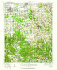 Aurora Missouri Historical topographic map, 1:62500 scale, 15 X 15 Minute, Year 1942