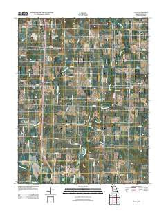 Austin Missouri Historical topographic map, 1:24000 scale, 7.5 X 7.5 Minute, Year 2012