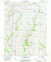 Austin Missouri Historical topographic map, 1:24000 scale, 7.5 X 7.5 Minute, Year 1954