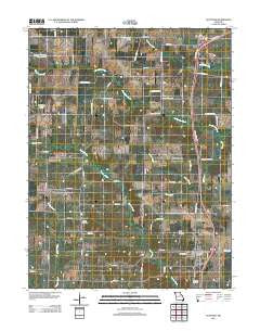 Auxvasse Missouri Historical topographic map, 1:24000 scale, 7.5 X 7.5 Minute, Year 2012