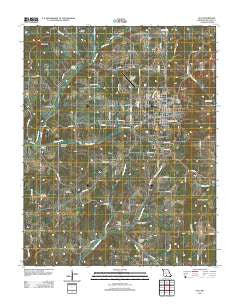Ava Missouri Historical topographic map, 1:24000 scale, 7.5 X 7.5 Minute, Year 2012