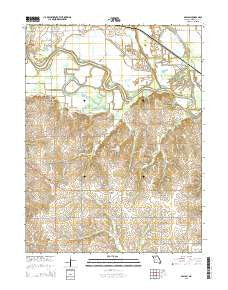 Avalon Missouri Current topographic map, 1:24000 scale, 7.5 X 7.5 Minute, Year 2015