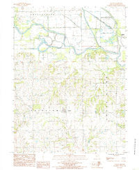 Avalon Missouri Historical topographic map, 1:24000 scale, 7.5 X 7.5 Minute, Year 1984