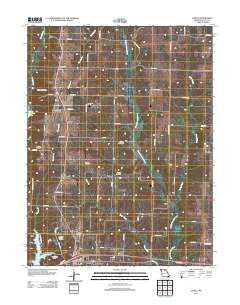 Axtell Missouri Historical topographic map, 1:24000 scale, 7.5 X 7.5 Minute, Year 2012