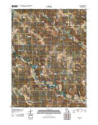 Azen Missouri Historical topographic map, 1:24000 scale, 7.5 X 7.5 Minute, Year 2010