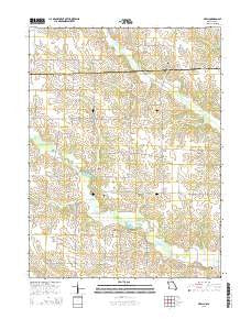 Azen Missouri Current topographic map, 1:24000 scale, 7.5 X 7.5 Minute, Year 2015