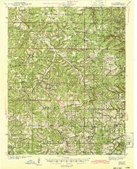 Bado Missouri Historical topographic map, 1:62500 scale, 15 X 15 Minute, Year 1943