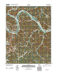 Bagnell Missouri Historical topographic map, 1:24000 scale, 7.5 X 7.5 Minute, Year 2011