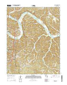 Bagnell Missouri Current topographic map, 1:24000 scale, 7.5 X 7.5 Minute, Year 2015