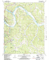 Bagnell Missouri Historical topographic map, 1:24000 scale, 7.5 X 7.5 Minute, Year 1983