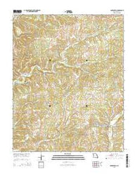 Bakersfield Missouri Current topographic map, 1:24000 scale, 7.5 X 7.5 Minute, Year 2015