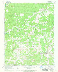 Bakersfield Missouri Historical topographic map, 1:24000 scale, 7.5 X 7.5 Minute, Year 1968