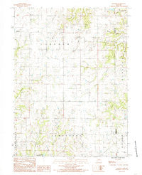 Bancroft Missouri Historical topographic map, 1:24000 scale, 7.5 X 7.5 Minute, Year 1984