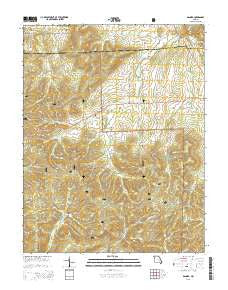 Banner Missouri Current topographic map, 1:24000 scale, 7.5 X 7.5 Minute, Year 2015