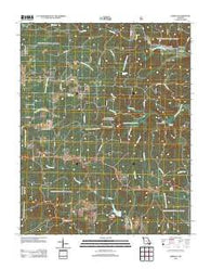 Bardley Missouri Historical topographic map, 1:24000 scale, 7.5 X 7.5 Minute, Year 2012