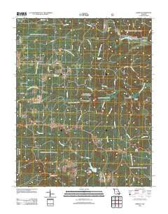 Bardley Missouri Historical topographic map, 1:24000 scale, 7.5 X 7.5 Minute, Year 2012