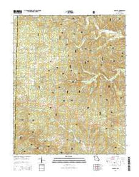 Bardley Missouri Current topographic map, 1:24000 scale, 7.5 X 7.5 Minute, Year 2015