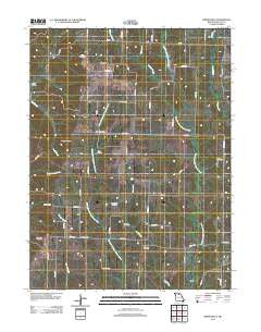 Barnesville Missouri Historical topographic map, 1:24000 scale, 7.5 X 7.5 Minute, Year 2012