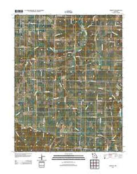 Barnett Missouri Historical topographic map, 1:24000 scale, 7.5 X 7.5 Minute, Year 2011