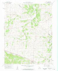 Barnett Missouri Historical topographic map, 1:24000 scale, 7.5 X 7.5 Minute, Year 1960
